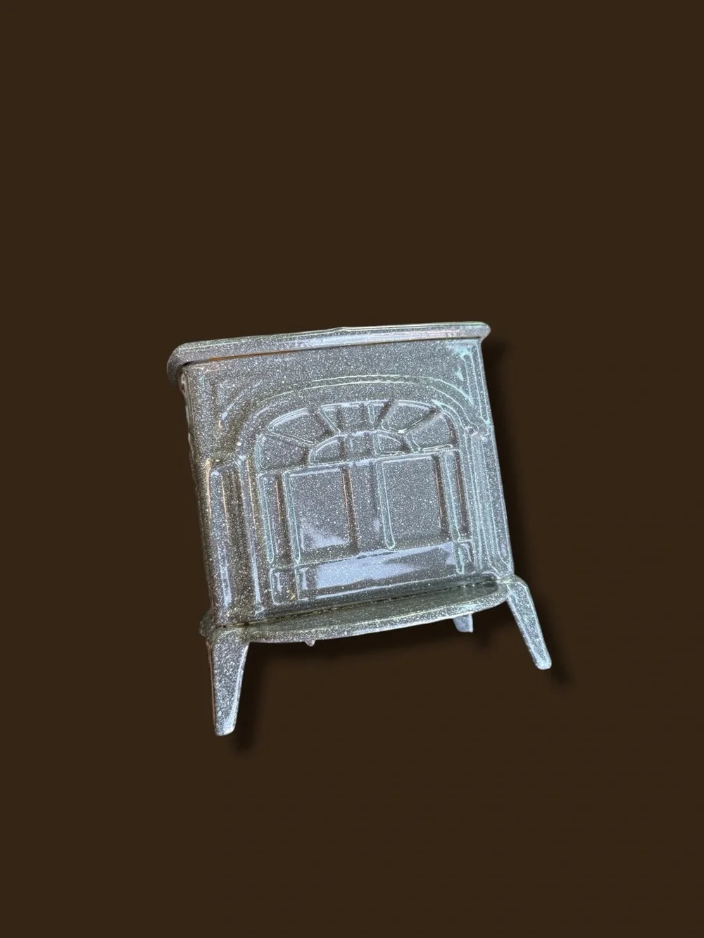 Vintage Cast Iron Miniature Stove piggy bank